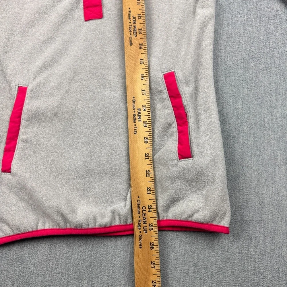 Columbia Jacket Womens XS‎ Gray Pink Foster Creek 1/4 Button Fleece Pullover